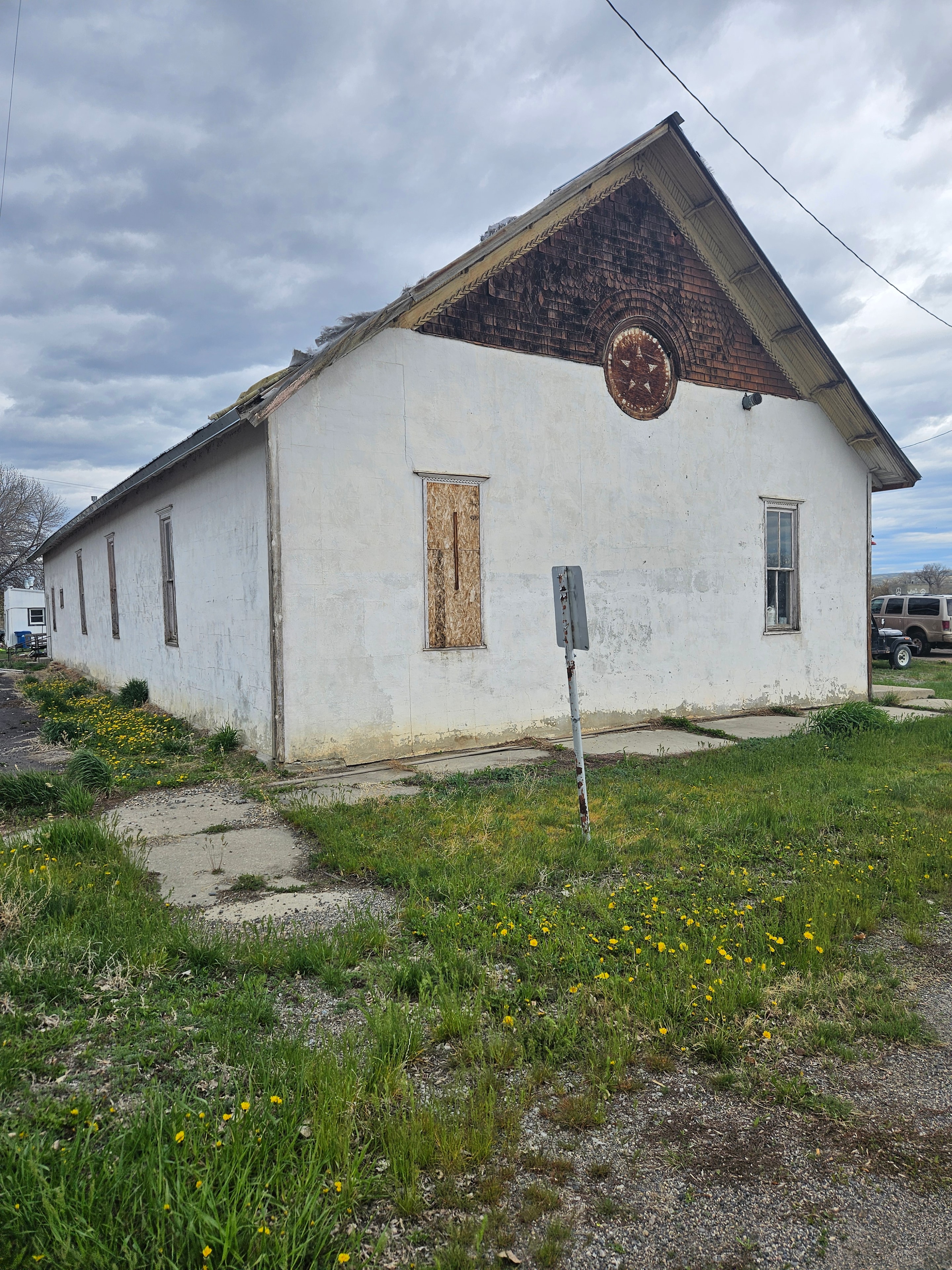 South side view of the historic Fromberg Opera Hall building.